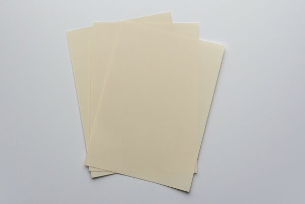 Stack Of Three Sheets Matte Paper