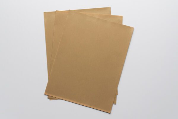 Three Brown Paper Sheets